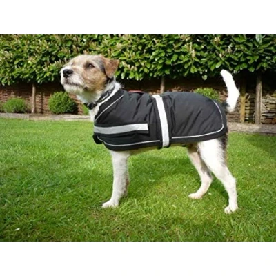 Afbeelding van Petface Superzachte waterdichte hondenjas, 45 cm, zwart
