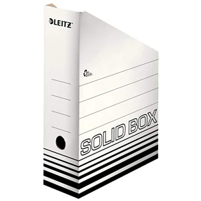 Afbeelding van Tijdschriftenhouders Solid Box 4607 FSC gerecycled karton rug 100 mm diverse kleuren 10 stuks