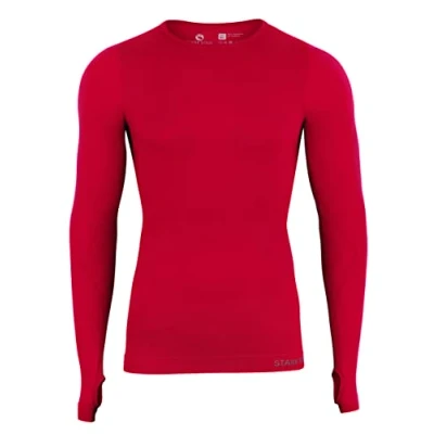 Afbeelding van Baselayer Longsleeve Ondershirt met lange mouwen Seamless Warm Up , groen, L/XL