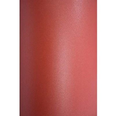 Afbeelding van Netuno 100 parelmoer rood 120g papier A4 210x297mm Aster Metallic Ruby fijn glanzend effect voor bruiloft verjaardag kerst uitnodigingen