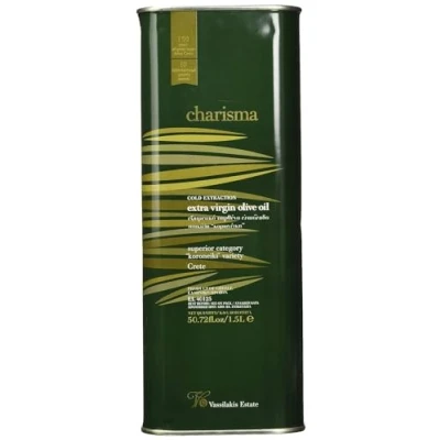 Afbeelding van Charisma Griekse Extra Vierge Olijfolie uit Kreta Tin 1,5L