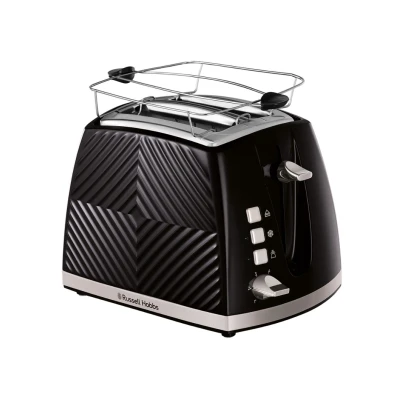 Afbeelding van Russell Hobbs Groove Broodrooster Zwart