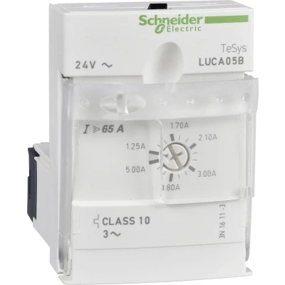 Afbeelding van Schneider standaard controle eenheid 3f 8 32a 24vdc opklikbaar op vermogensbasis luca32bl