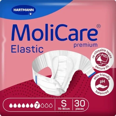Afbeelding van MOLICARE PREMIUM ELASTIC 7 DROPS 30 STUKS SMALL