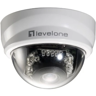 Afbeelding van LevelOne 571018 FCS 3101 Vaste Dome netwerkcamera (2 megapixels), Bewakingscamera Beveiliging Buiten