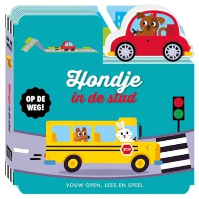 Afbeelding van Op de weg Hondje in stad (Hardback)