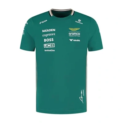 Afbeelding van ASTON MARTIN F1 2025 Fernando Alonso Team T shirt voor heren, groen, XL