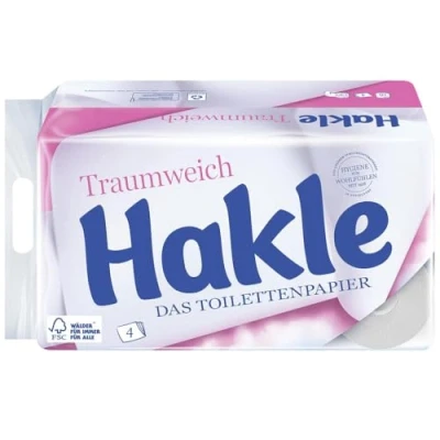 Afbeelding van Hakle wc papier &quot;droomzacht&quot; 4 laags, 1 stuks (1 x 16 stuks)