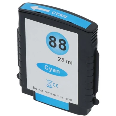 Afbeelding van Huismerk HP 88XL (C9391AE) Inktcartridge Cyaan Hoge capaciteit