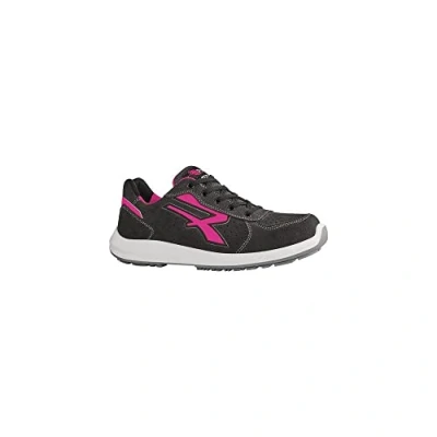 Afbeelding van U Power Baskets de sécurité basses pour femmes confortables et légères ELECTRA Environnements secs S1P SRC ESD 36 Gris/Rose