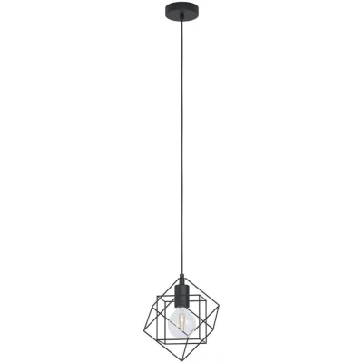 Afbeelding van EGLO hanglamp STRAITON zwart, l36 x b9,5 cm, (1 stuk)