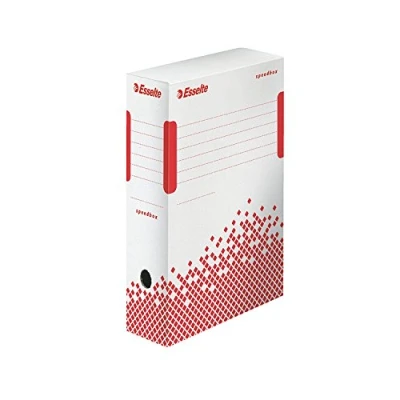 Afbeelding van Esselte Speedbox Archiefdoos, 25 archiefdozen met automatische rug 100 mm wit