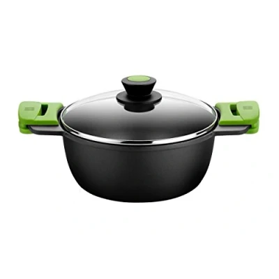 Afbeelding van Braisogona Prior gegoten aluminium lange braadpan, 24 cm, zeer duurzaam met pfoa antiaanbaklaag. Alle fornuizen inclusief inductie