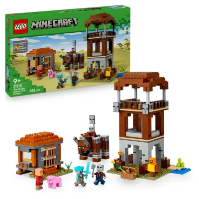 Afbeelding van LEGO 21278 Ein Verwüster am Plünderer Aussenposten (21278, Minecraft)