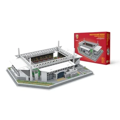 Afbeelding van MEGABLEU Stadion 3D Bollaert Rc Lens puzzel, 678297, grijs/rood/geel, 31 x 22,8 l