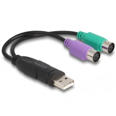 Afbeelding van USB naar PS/2 verloopstekker Delock