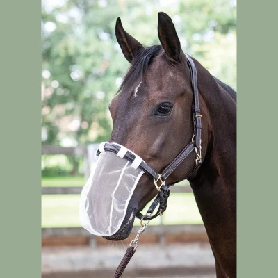 Afbeelding van Harrys Horse neus/pollen net wit maat:pony