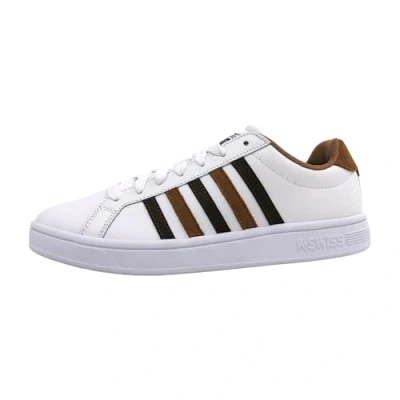 Afbeelding van K Swiss Heren Court TIEBREAK sneakers, 42,5 EU, wit, 42.5 EU