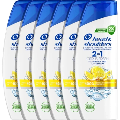 Afbeelding van 6x Head &amp; Shoulders 2in1 Citrus Fresh 300 ml