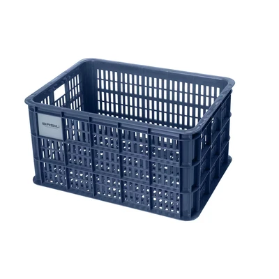 Afbeelding van Basil Fietskrat Crate L BikeTotaal.nl Blauw