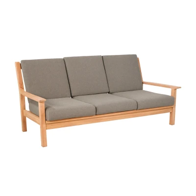 Afbeelding van Lesli Living Loungebank 3 zits 180cm Teakhout