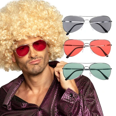 Afbeelding van Boland Partybril Retro assorti Volwassenen 80&#039;s &amp; 90&#039;s Disco