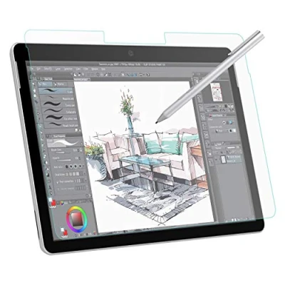 Afbeelding van MoKo PET Matte Screen Protector Fit Surface Go 4 2023 / 3 2021 2 2020 2018, Write, Draw and Sketch with The Pen Like on Paper, Anti Glare Film for Microsoft Go, Clear