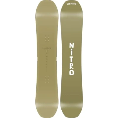 Afbeelding van Nitro Heren Snowboard BASHER Board &#039;25, Quiver Series, Asymmetrische Twin Shape, Flat Camber, All Mountain, Wide