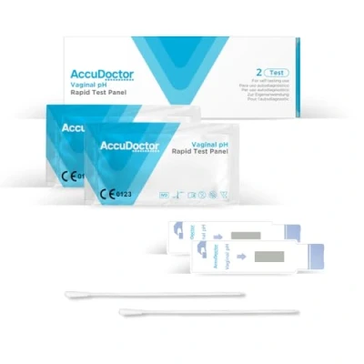 Afbeelding van 5 Accudoctor Vaginale ph test Einzelverpackt Einheiten Vaginose Sneltest voor Vrouwen, Teststrips Thuis vaginosis bacterial bacteriele