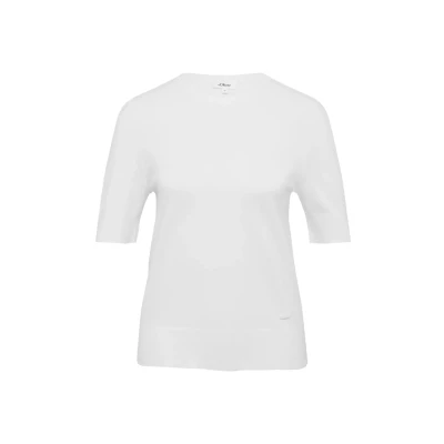 Afbeelding van s.Oliver Tshirt basic, Dames, Maat: 48, Creme