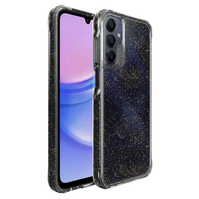 Afbeelding van Samsung Galaxy A15 (4G) Glitter Hoesje Kunststof imoshion Hardcase/Backcover Goud Telefoonhoesje