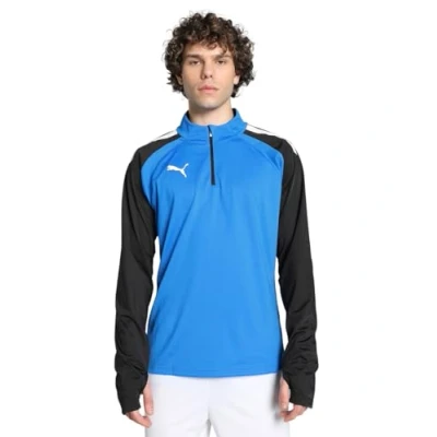 Afbeelding van Puma Teamliga Longsleeve, Heren, Maat: Medium, Electric blue lemonade