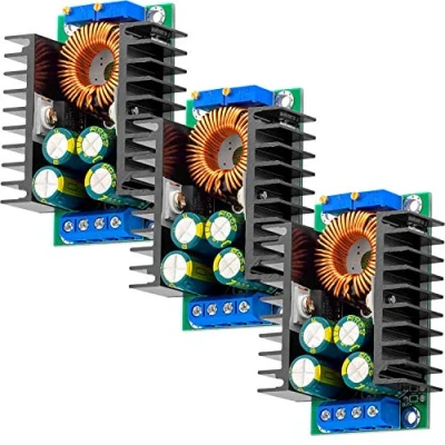 Afbeelding van AZDelivery 3 x XL4016 Step Down Converter DC 5 40V naar 1.2 35V Inbegrepen compatibel met Arduino inclusief E Book!