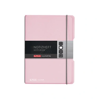 Afbeelding van Herlitz 11408622 notitieboek (A5, LIN, 80 g/m²) 40 vellen roze