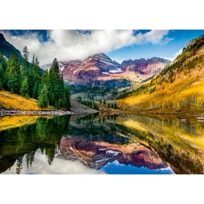 Afbeelding van Ravensburger Puzzle 12000255 Aspen, Colorado 1000 Teile Puzzle, Beautiful Mountains Kollektion, für Erwachsene und Kinder ab 14 Jahren: