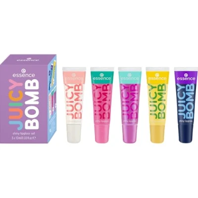 Afbeelding van Essence Lipgloss Juicy Bomb Set 5 stuks 02 Sweet &amp; Glossy! 1 stuk