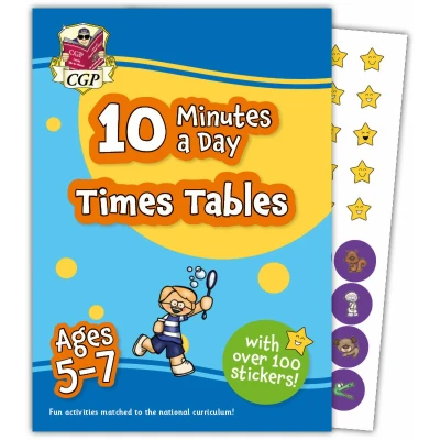 Afbeelding van 10 Minutes a Day Times Tables for Ages 5 7 (with reward stickers)