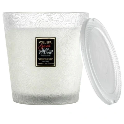 Afbeelding van Voluspa Japonica Holiday Spiced Goji Tarocco Orange Geurkaars 3 Wick Hearth Candle