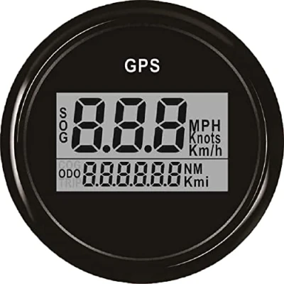 Afbeelding van ELING Gegarandeerd Digitale GPS Snelheidsmeter Kilometerteller voor Auto Boot met Achtergrondverlichting 52mm 12V/24V