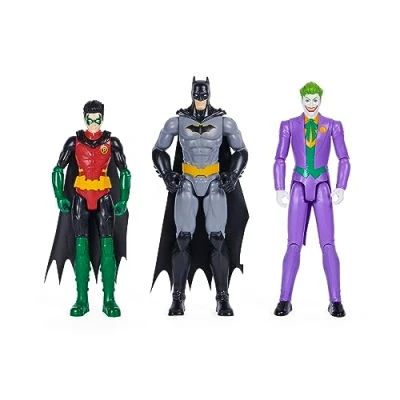 Afbeelding van DC Comics Batman en Robin vs The Joker Speelfigurenset 30cm