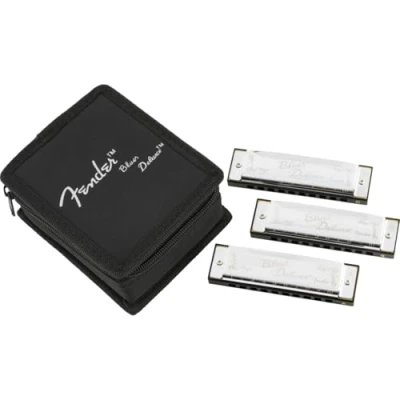 Afbeelding van Fender© Blues Deluxe Harmonica, verpakking van 3 stuks