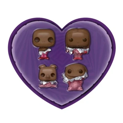 Afbeelding van Funko Pocket Pop! Keychain 4 Pack: The Nightmare Before Christmas Valentines Chocolate Box
