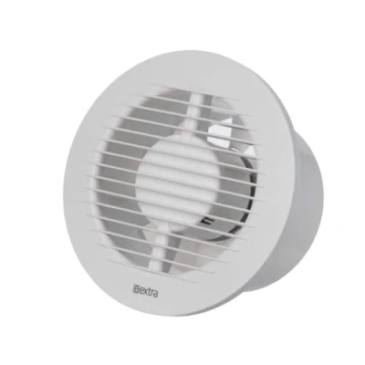 Afbeelding van Badkamerventilator 125 mm rond WIT met timer EA125T