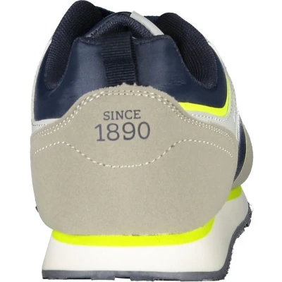 Afbeelding van Sportsneaker Met Veters En Contrasterende Details Print