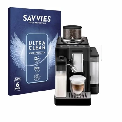Afbeelding van Savvies (6 Stuks) Schermbeschermer voor DeLonghi Rivelia Screen Protector Ultra Transparant