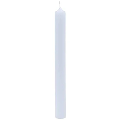 Afbeelding van Rayher 31436000 staafkaars, wit, 40 cm, 4 cm diameter, in doorzichtige doos, communiekaars, RAL keurmerk, 100% paraffine, onbewerkte kaarsen, communie, doop, verjaardag, bruiloft, kaars om te