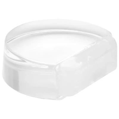 Afbeelding van WAGNER Vloer deurstopper CLEAR 45 x 39 16 mm, hoogwaardig kunststof, transparant, zelfklevend, verwijderbaar zonder resten 15502711