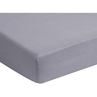 Afbeelding van Träumeland Hoeslaken Tencel donkergrijs 60x120 cm + 70x140