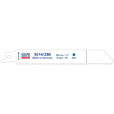 Afbeelding van Wilpu 3014/280 reciprozaagblad Staal en RVS (per 5 stuks)