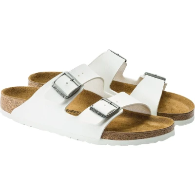 Afbeelding van Birkenstock Arizona Muiltjes, Dames, Maat: 38, White Kunststof